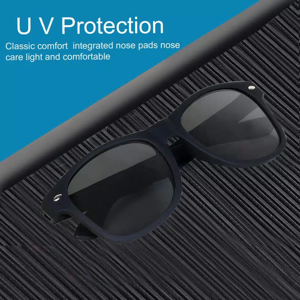 Polarized Trendy Black Sunglasses - Image 7
