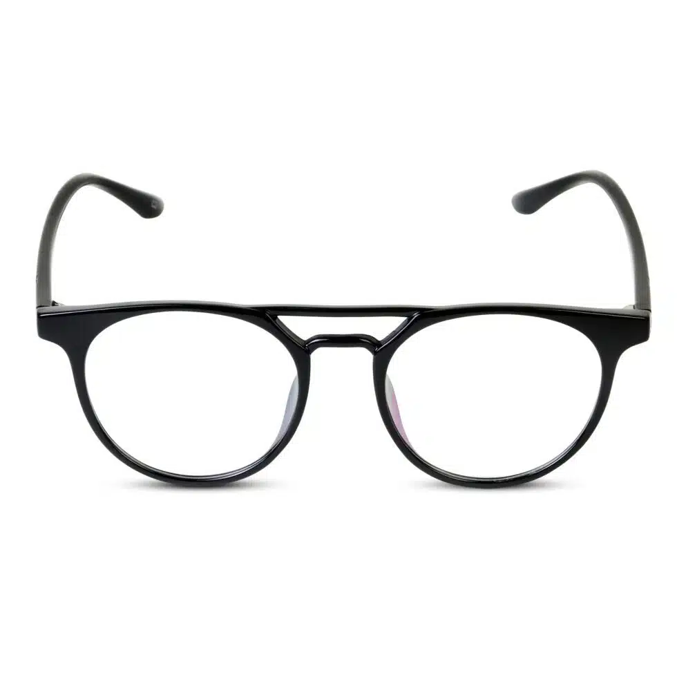 Round black
