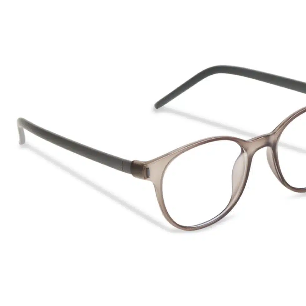 Brown eyeglass