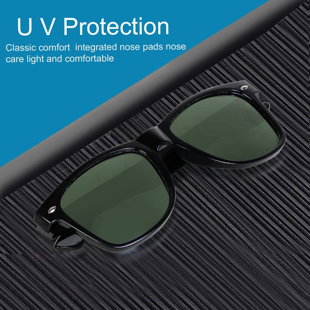 Mens Trendy Polarized Sunglasses Business Sunglasses Zipper Glasses Case |  Quick & Secure Online Checkout | Temu