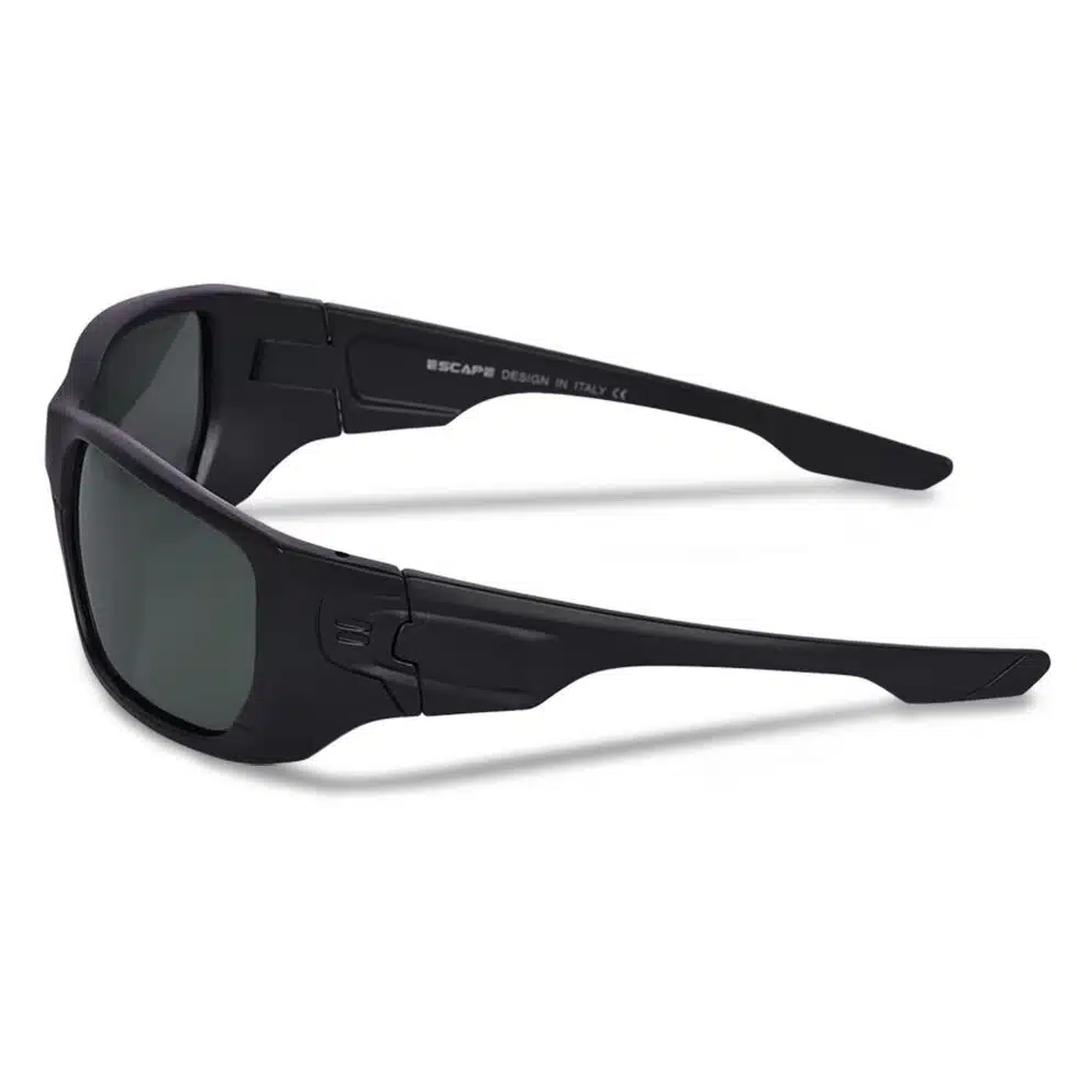 Polarized Matte Black Green Sunglasses. - Image 6