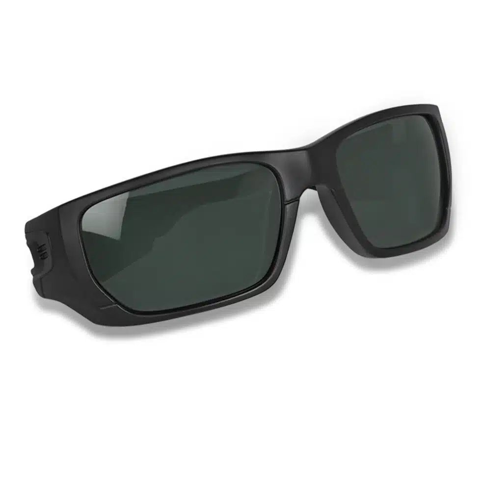Polarized Matte Black Green Sunglasses. - Image 2