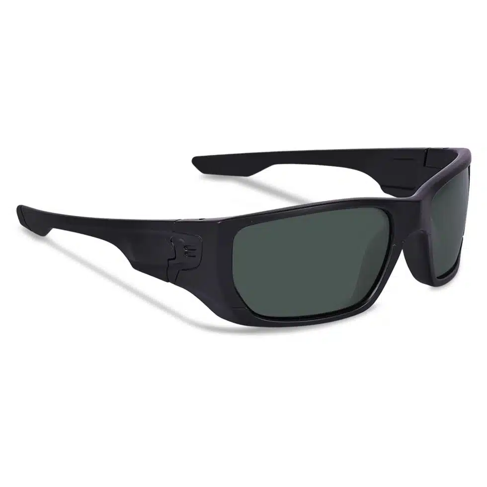 Polarized Matte Black Green Sunglasses. - Image 5