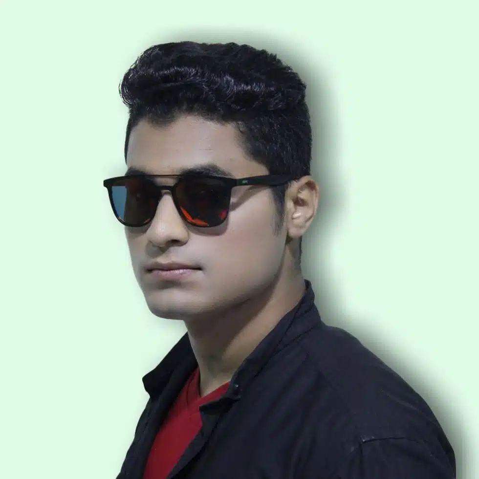 Red Polarized Wayfarer Sunglasses. - Image 5