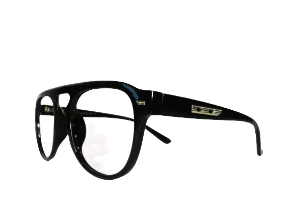 Black Shiny Aviator Frame - Image 2