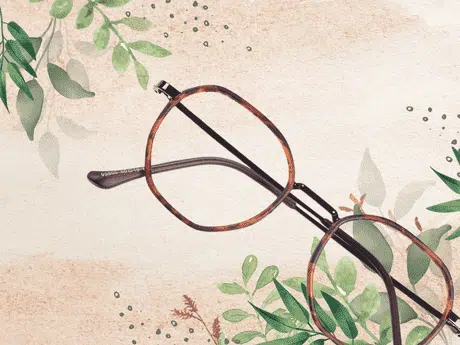 hexagon eyeglasses
