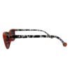 Orange Black Wayfarer Sunglasses Kids - Image 3