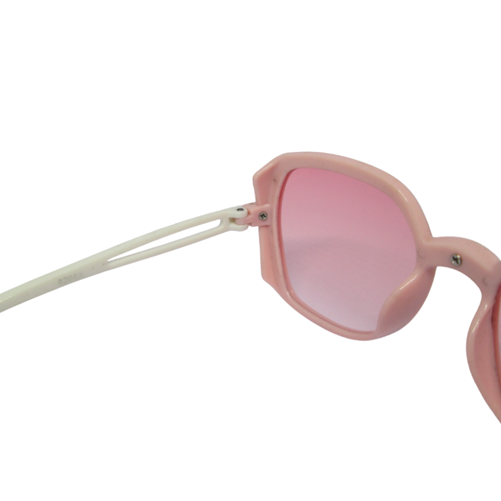 Pink Hexagon Sunglasses Girls - Image 3