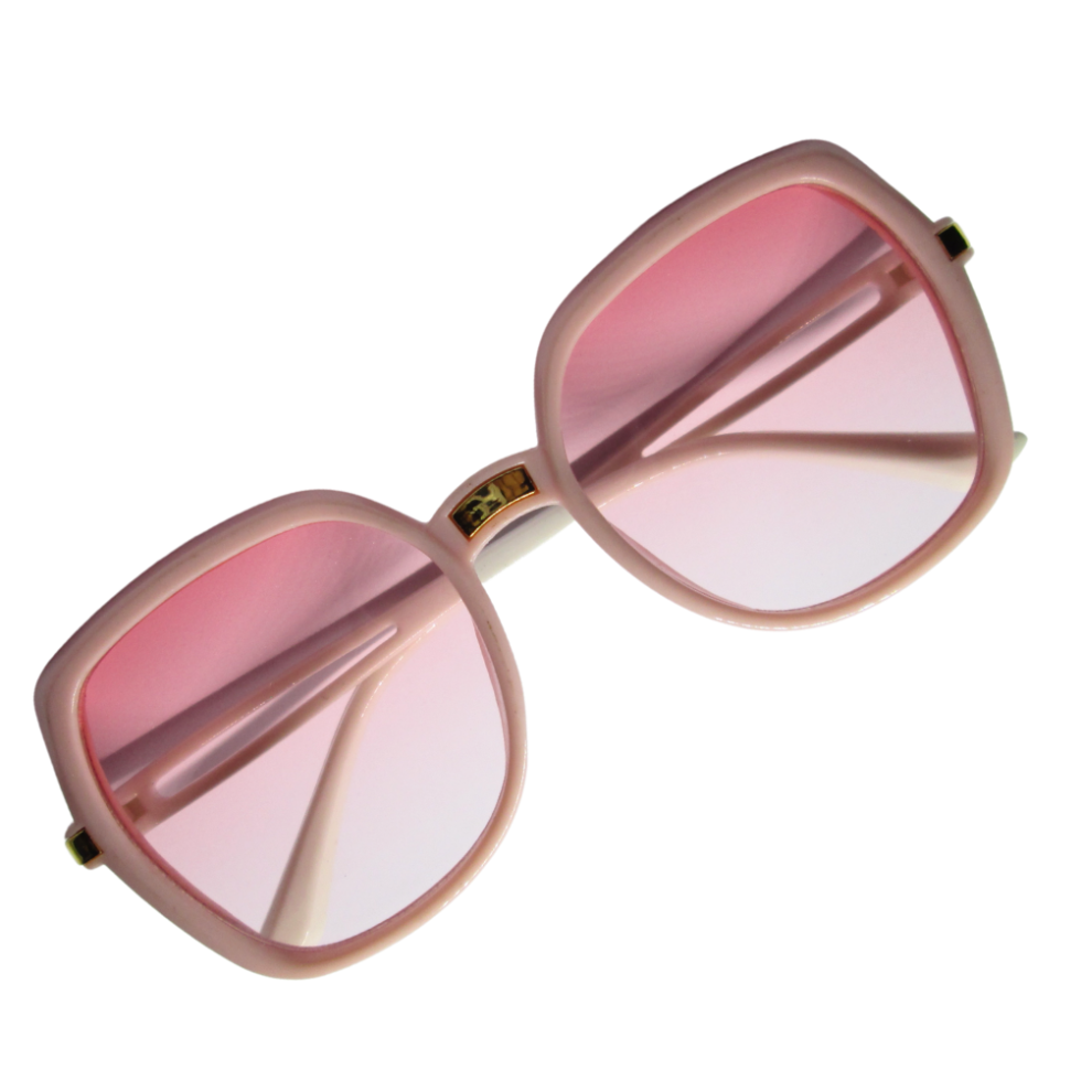 Pink Hexagon Sunglasses Girls - Image 4