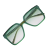 Green Square Sunglasses Kids - Image 4